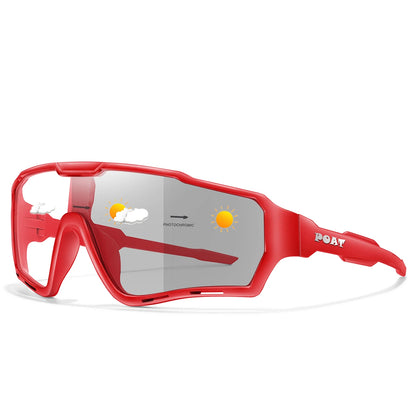 Photochromic Sports Sunglasses - Lightweight Eyewear for Cycling, Fishing & Running