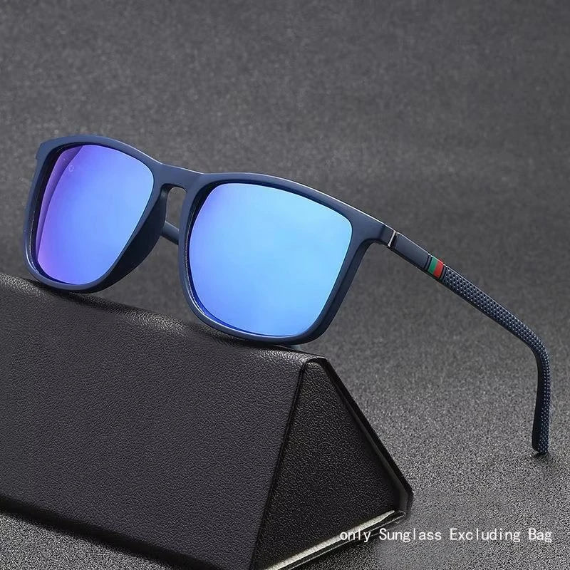 Men's Polarized Sports Sunglasses – Lightweight, Comfortable Square Frame Eyewear