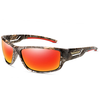 Polarized Fishing Sunglasses - Camouflage UV400 Eyewear for Men, Cycling, Running & Outdoor Sports