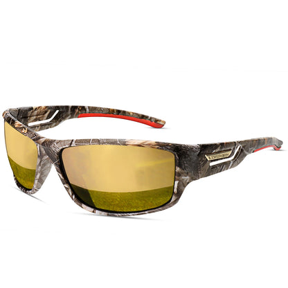 Polarized Fishing Sunglasses - Camouflage UV400 Eyewear for Men, Cycling, Running & Outdoor Sports