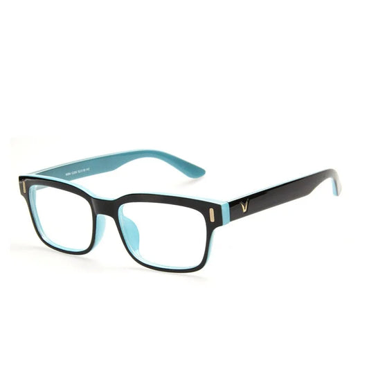 Unisex Square Anti-Blue Light Glasses – Computer Eyewear with Optical Lenses